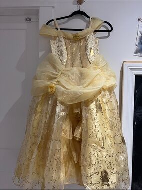 Disney Cream Satin Dress with Subtle Sheen